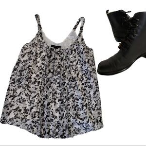 Apostrophe Pleaded Tank Top